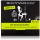 Foite matifiante, absorbante sebum, cu ceai verde, pentru ten, Beauty Made Easy, 80 buc