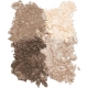 Fard de pleoape quattro, Lovely Nude, Lavera, 35 g