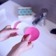 Dischete demachiante reutilizabile+saculet spalare - zero waste - set de 10 buc., Lamazuna
